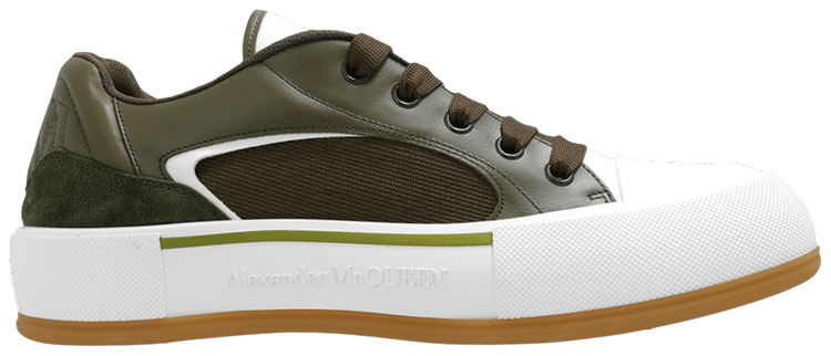 

Кроссовки Alexander McQueen Skate Deck Plimsoll Low 'Khaki', зеленый
