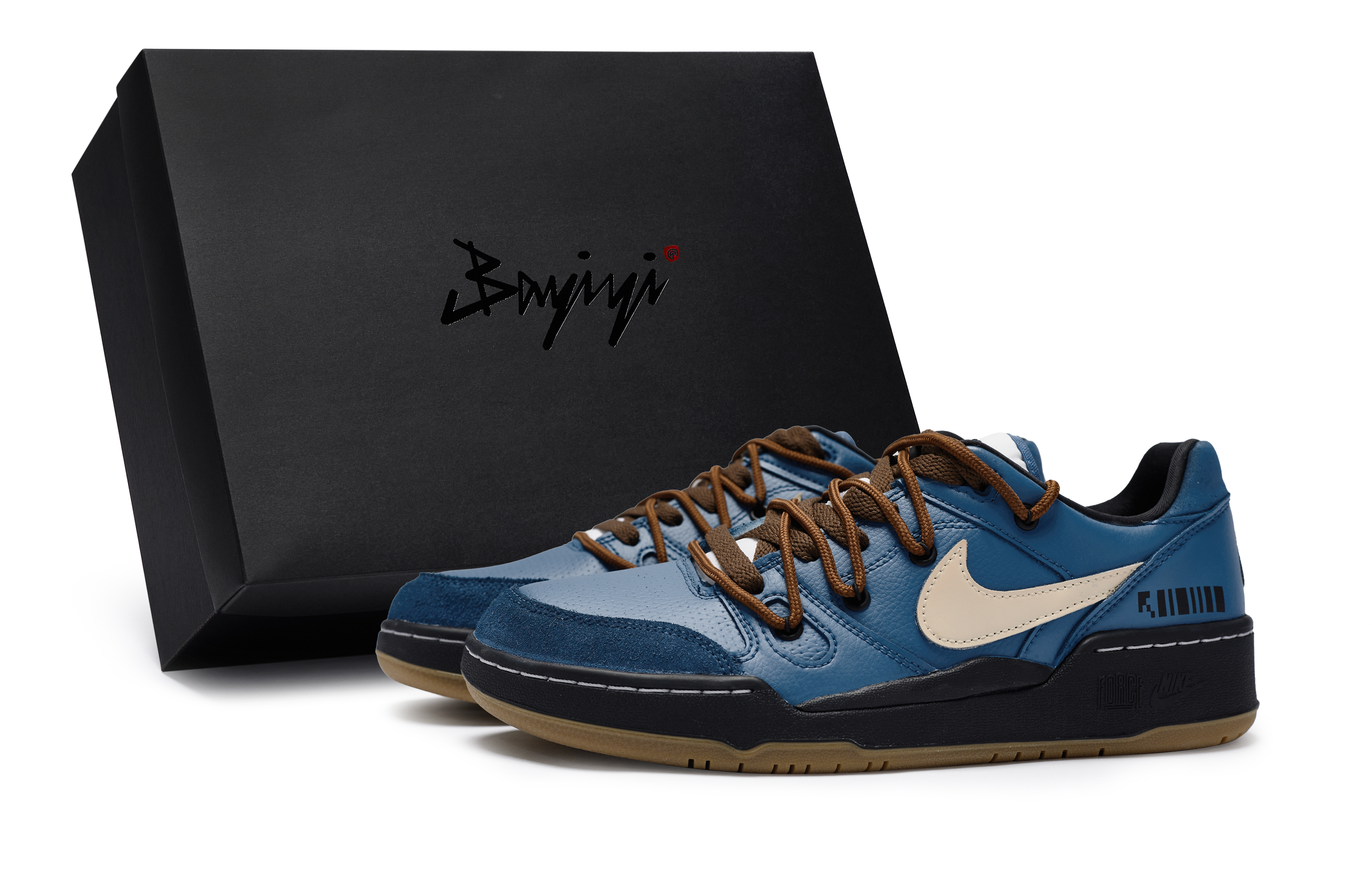 

Nike Кроссовки для скейтбординга Full Force, мужские, низкие, синие/черные