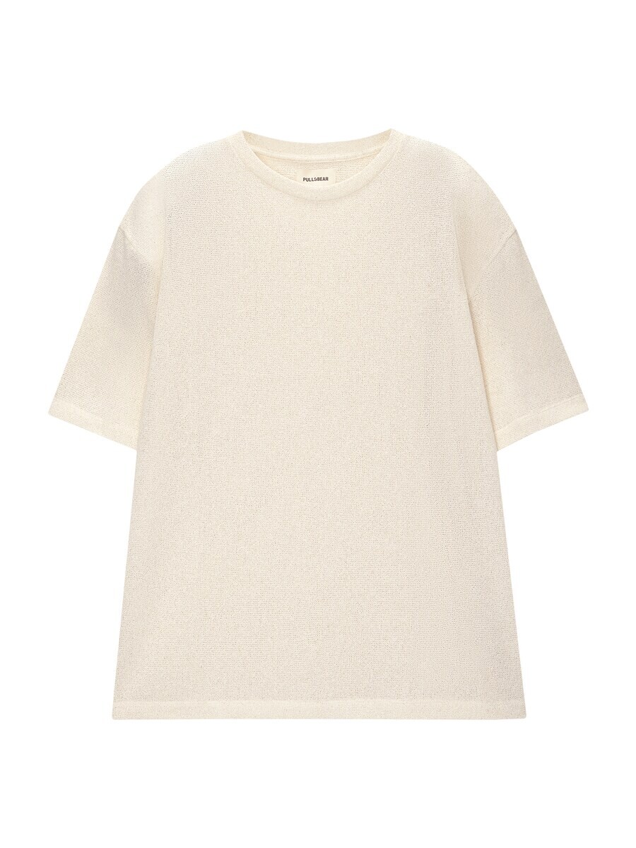 

Футболка Pull&Bear, цвет Wool White
