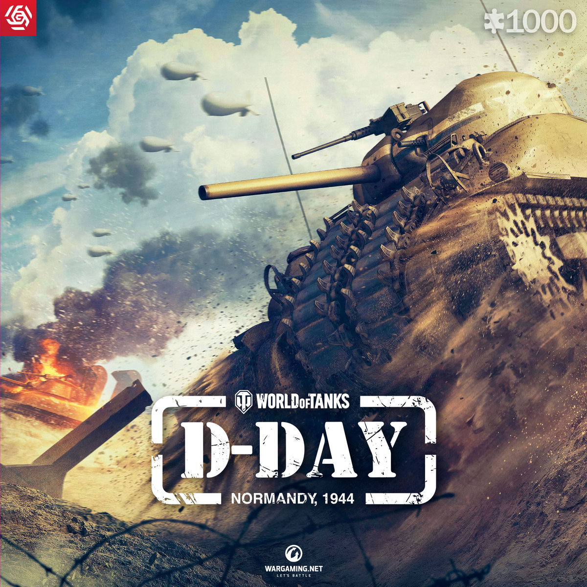 

Пазл, Good Loot, Игровой пазл, World of Tanks D-Day, 1000 шт.