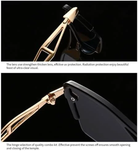 

Солнцезащитные очки 2027 года, маленькие, для женщин и мужчин, в стиле ретро, ​​женские солнцезащитные очки с защитой от УФ-излучения UV400 MTZJH, Champagne Tea