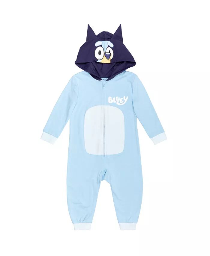 

Комбинезон для косплея на молнии для маленьких мальчиков Bluey, синий