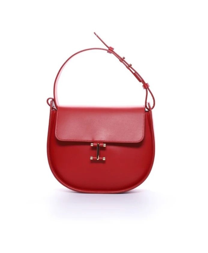 

Кожаная сумочка Ines De La Fressange Paris, красный