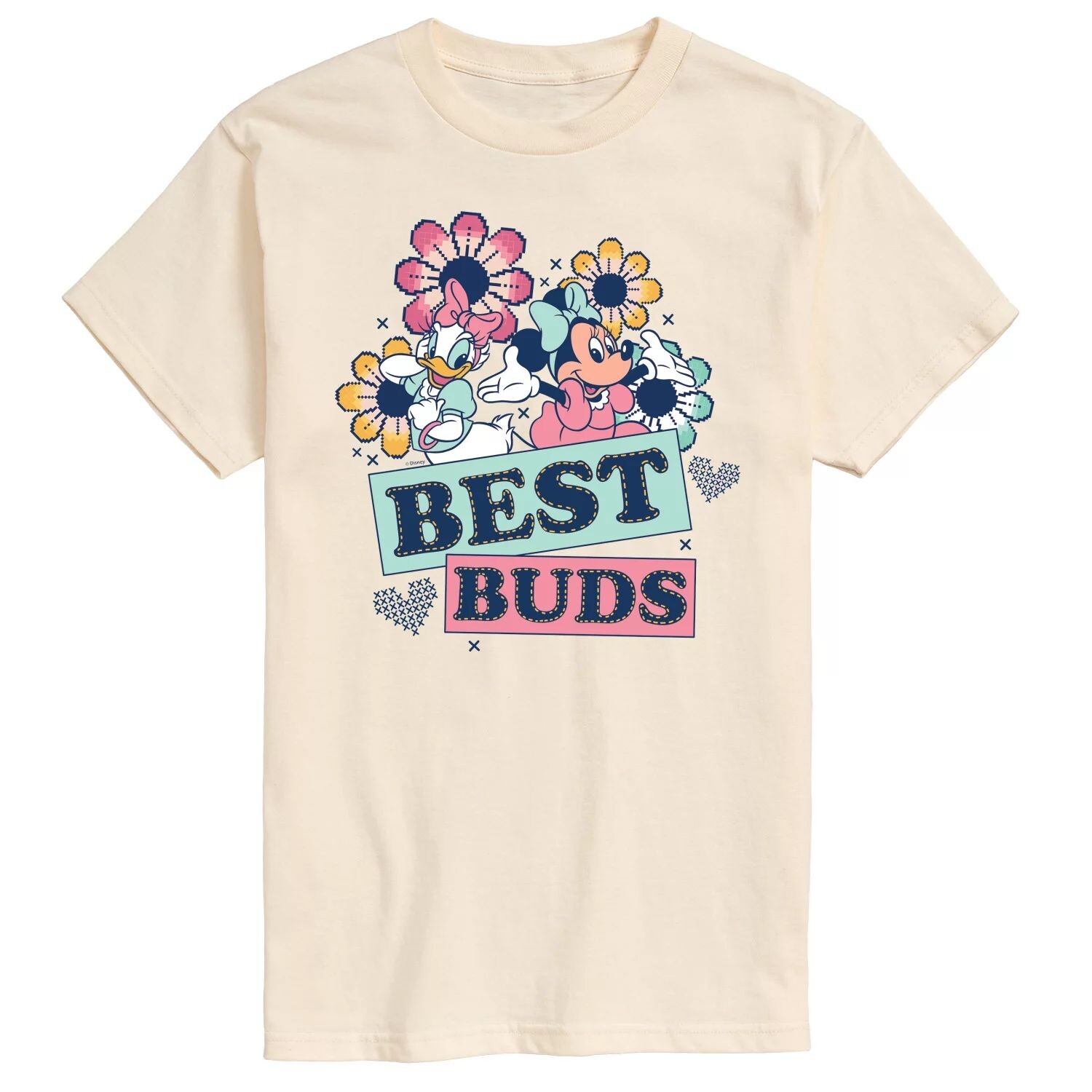 

Мужская футболка с рисунком Disney's Minnie Mouse Best Buds Licensed Character