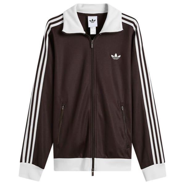 

Классический тректоп Adidas, aurora coffee & off белый