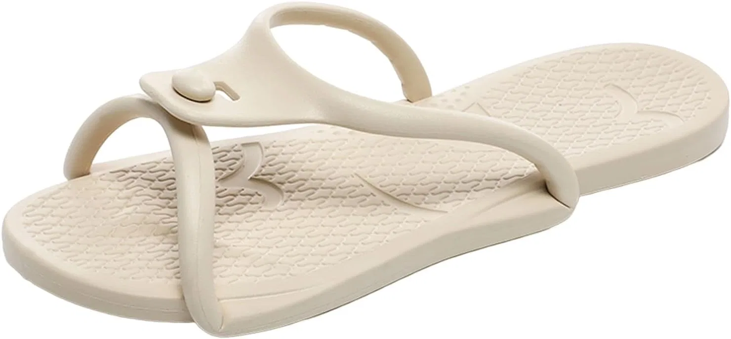 Мужские парные дорожные домашние тапочки с мягкой подошвой, складные Generic, Beige