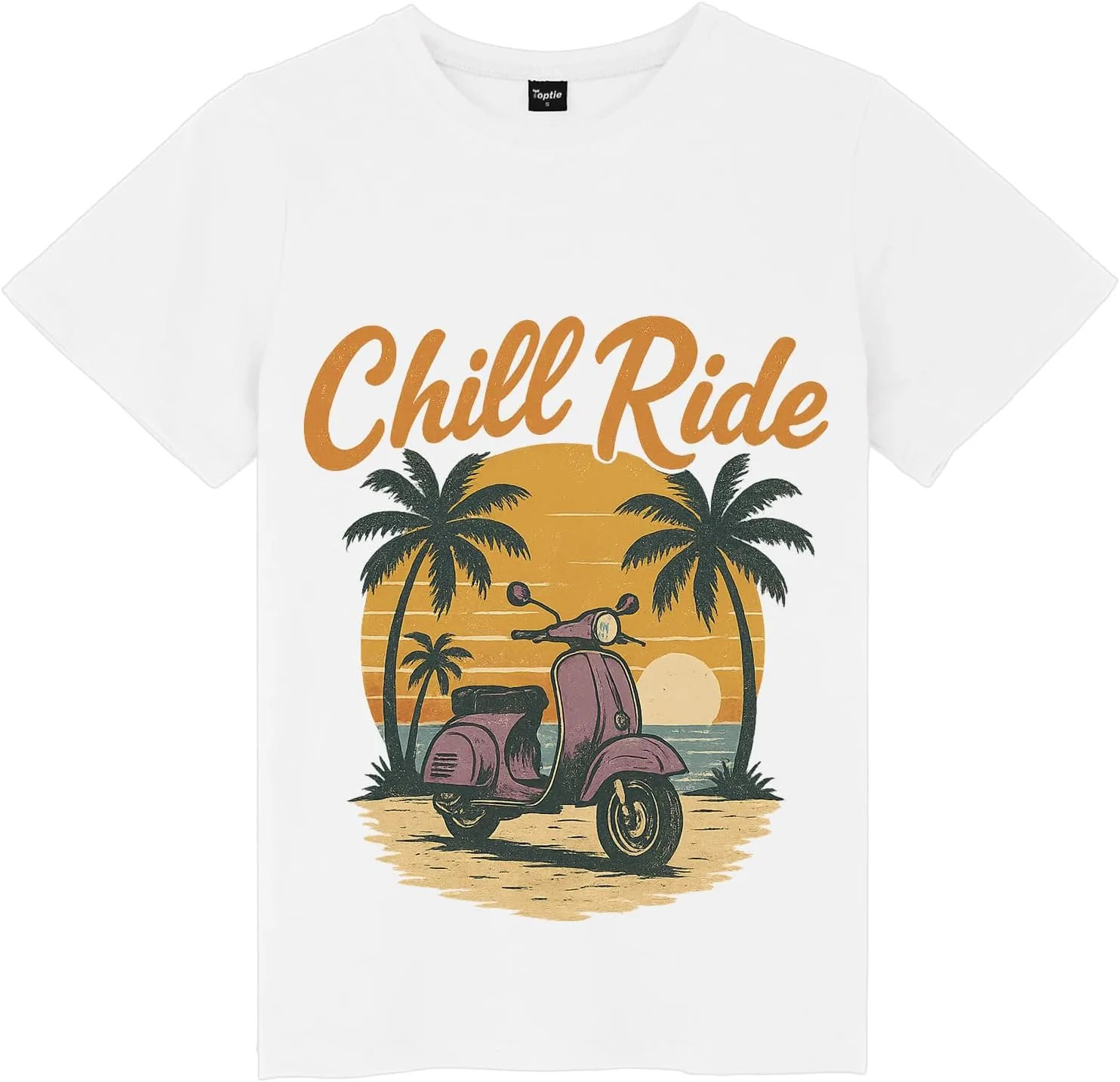

Футболка TopTie Chill Ride, хлопковая, унисекс