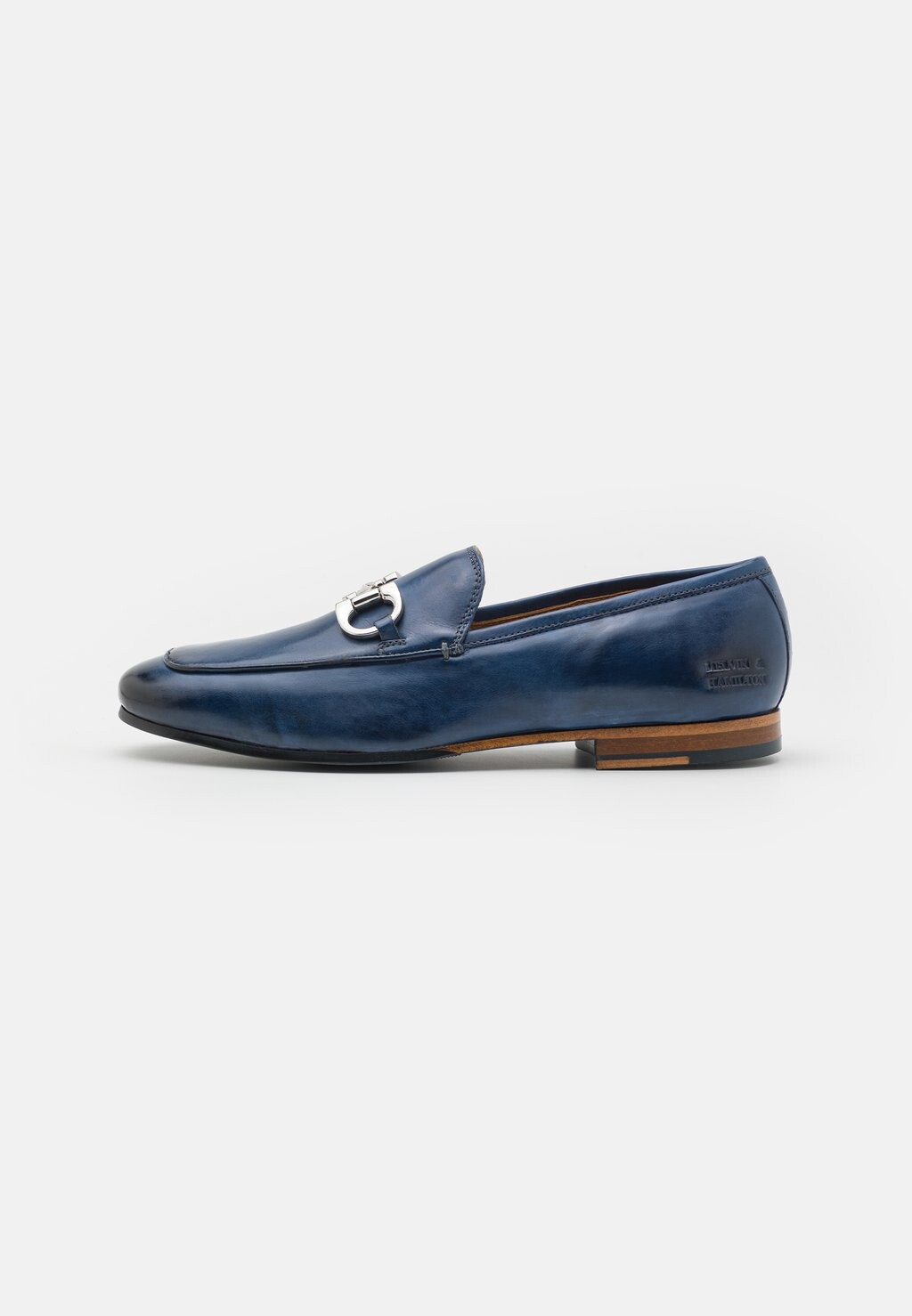 

Элегантные лоферы Clive Melvin & Hamilton, цвет marine/tan/navy