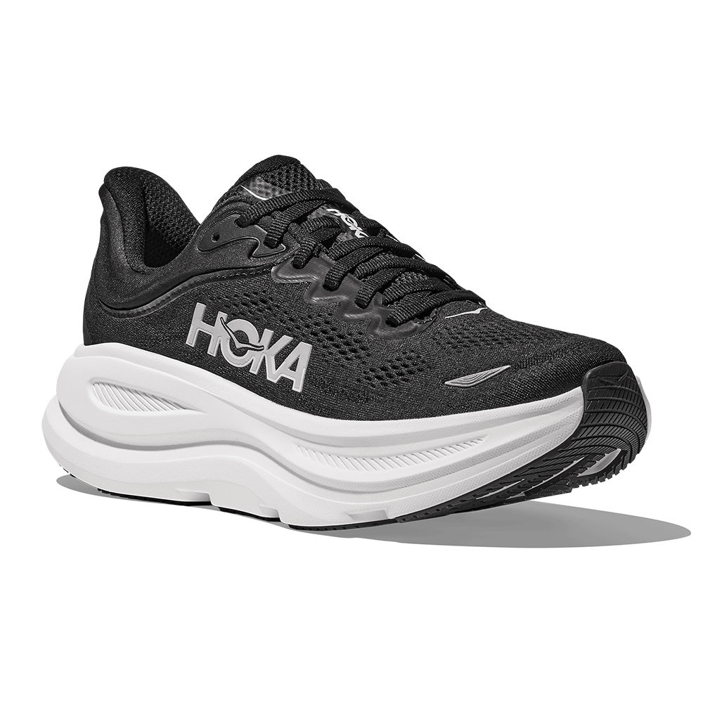 

Беговые кроссовки Hoka Bondi 9 Wide (мужские), Black/White