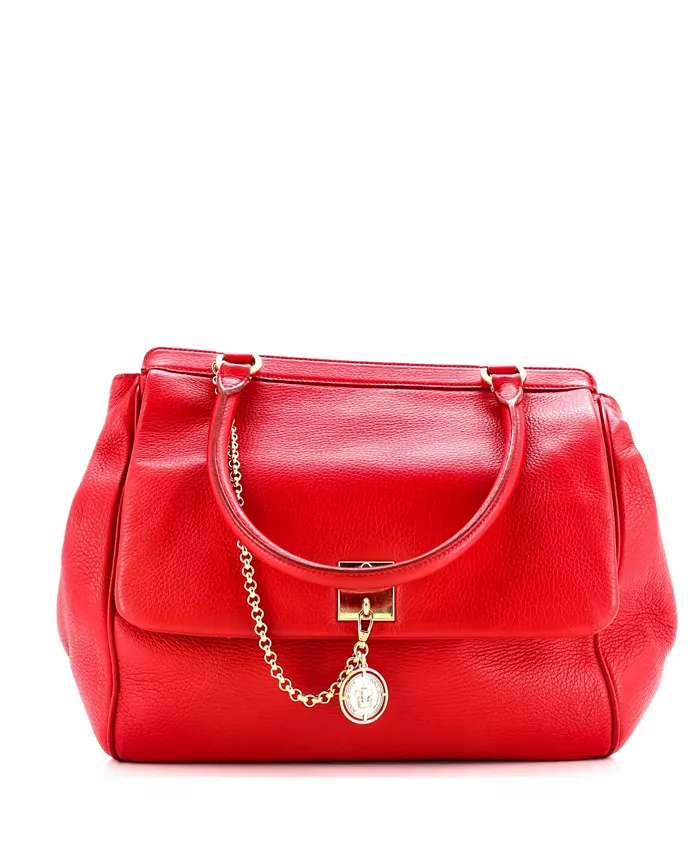 

Большая сумка Miss Sicily из кожи Pre-Owned Dolce & Gabbana, красный