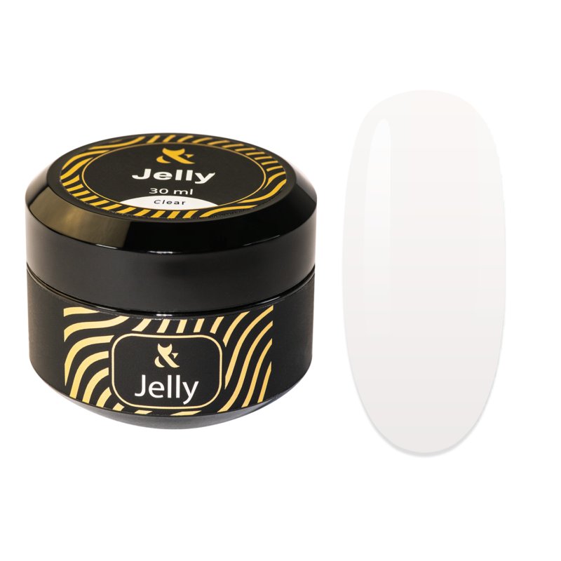 FOX Jelly Gel Прозрачная желейная консистенция для ногтей, 30 мл TM F.O.X — фото 2