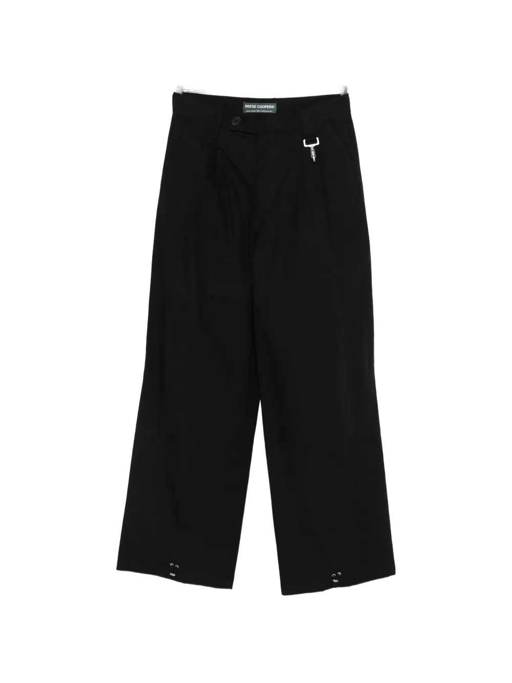 

Плиссированные брюки из рипстопа Reese Cooper, черный