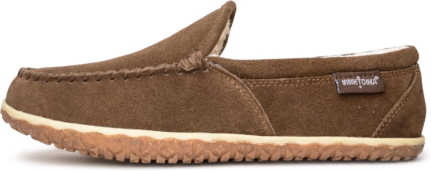 

Мужские мокасины Minnetonka Tilden из замши для дома и улицы, коричневый