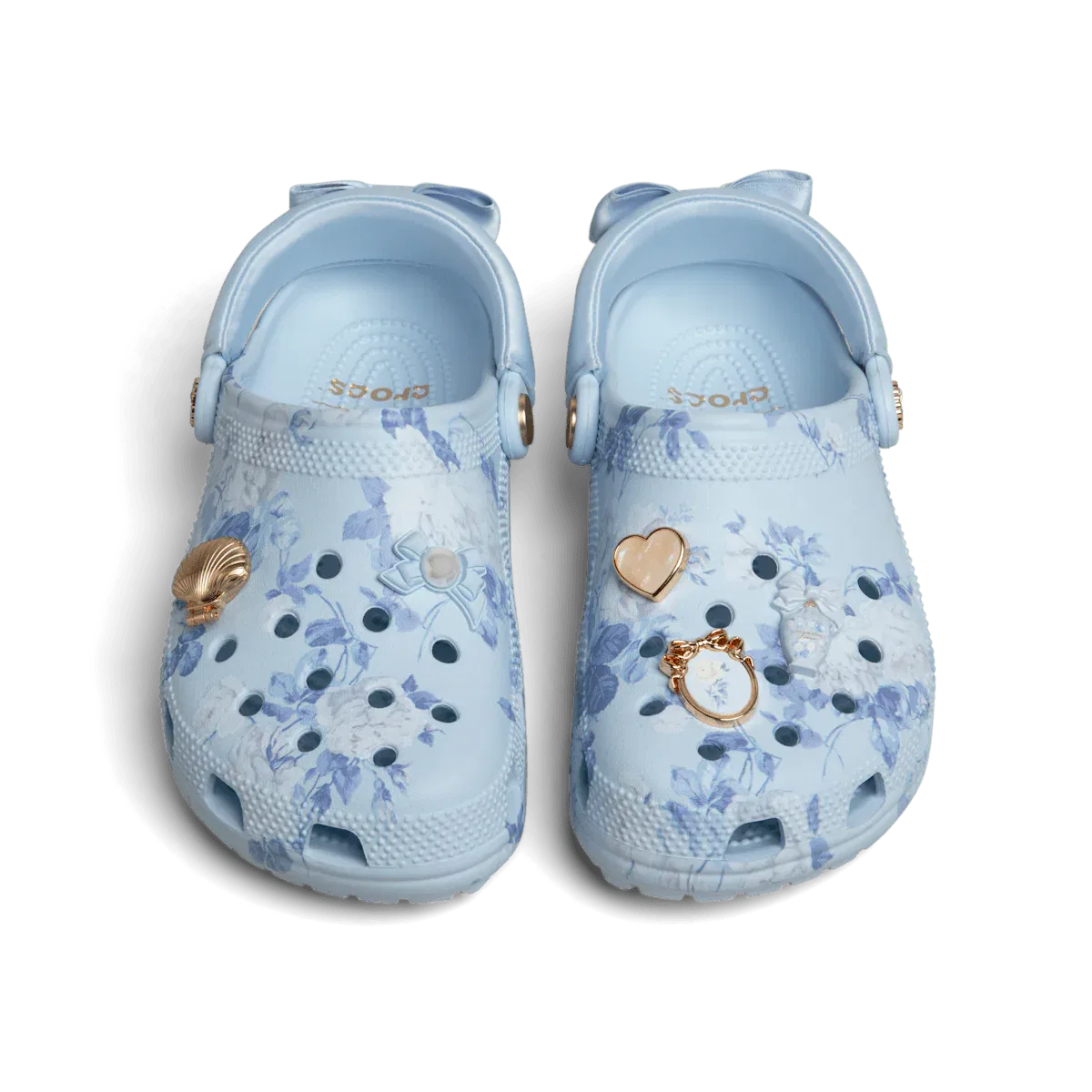 Crocs Классические синие сабо LoveShackFancy — фото 4