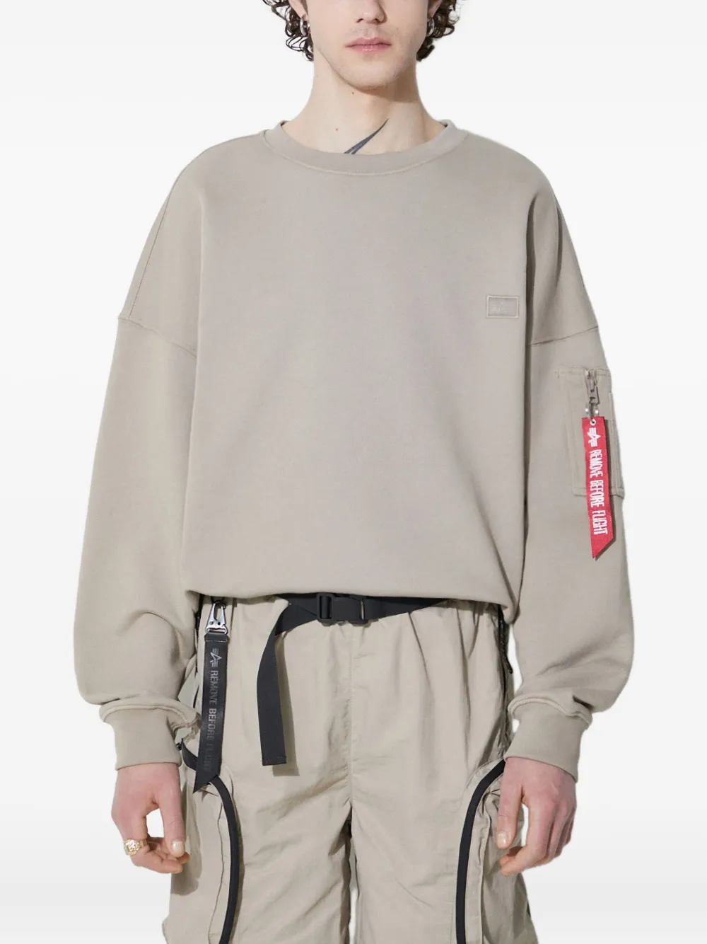 

Толстовка Alpha Essentials Alpha Industries, серый