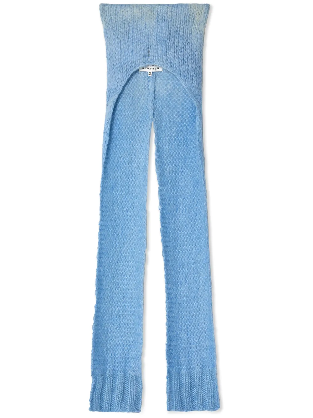 

Шапка бини с шарфом MAISON MARGIELA, синий