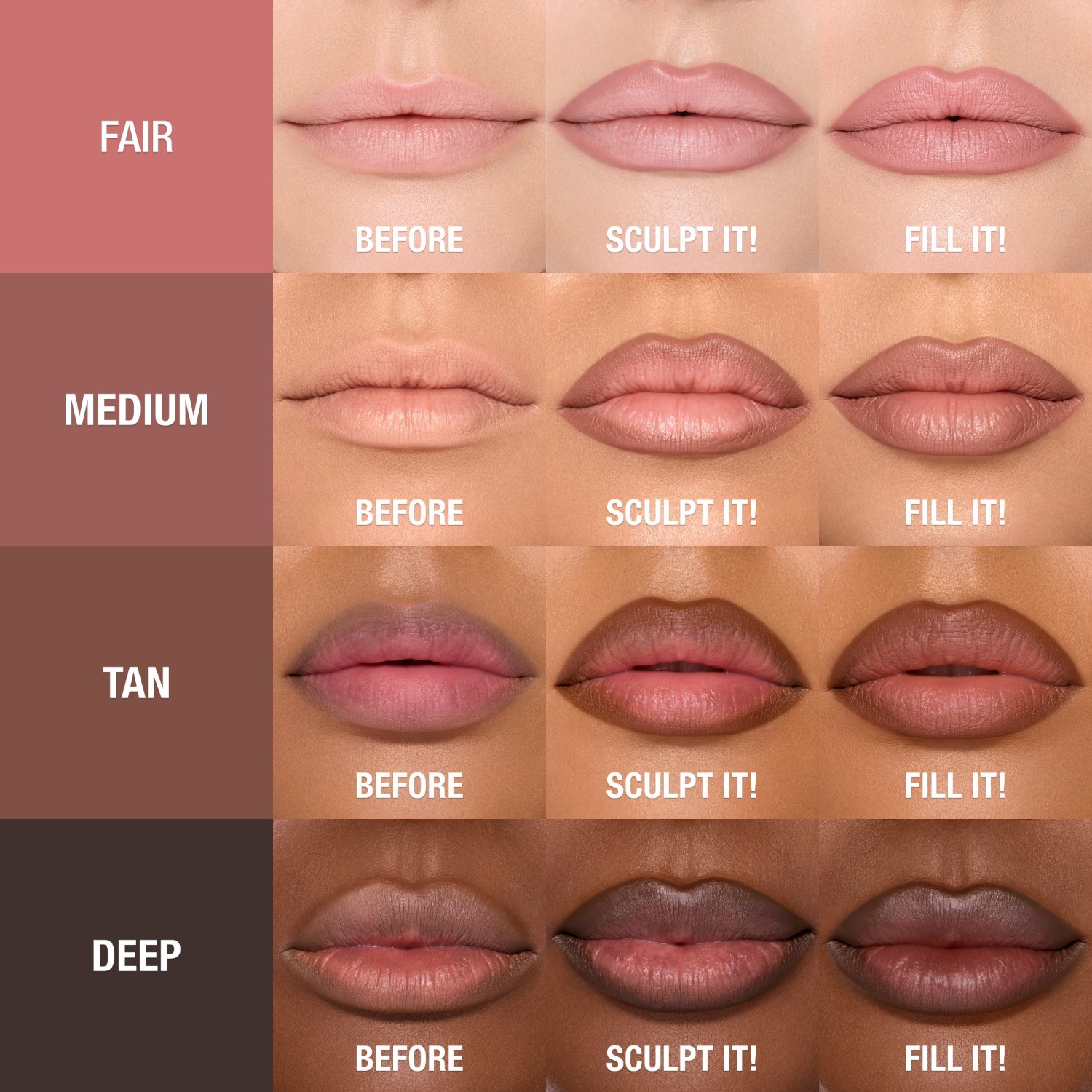 Карандаш для губ lip cheat contour duo Charlotte Tilbury, fair, вес 0.78 гр. — фото 4