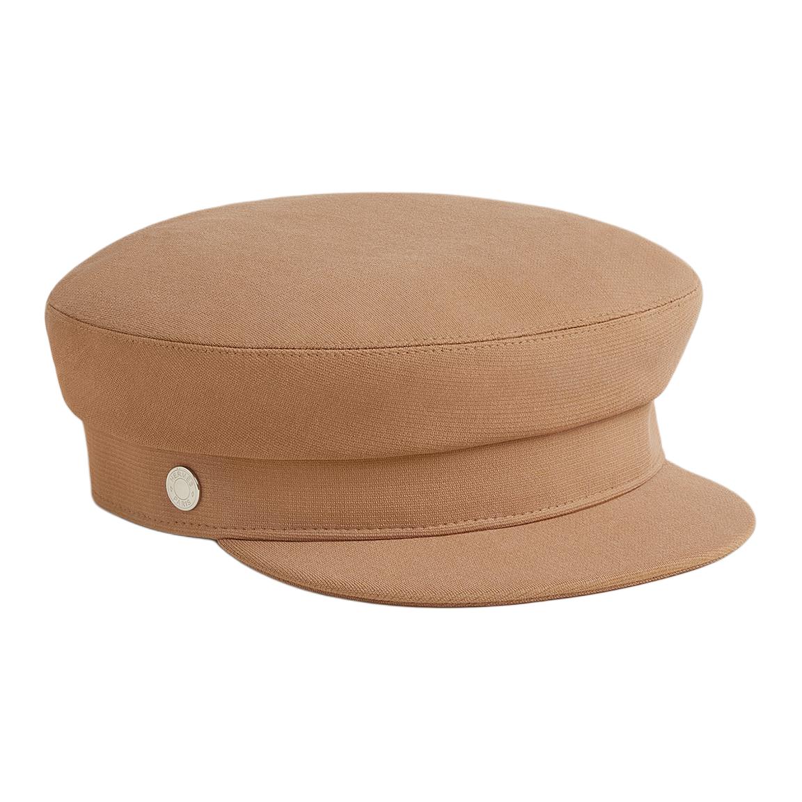 

HERMES Ткань, Rayon, Elastane, головные уборы и кепки, женская, brown