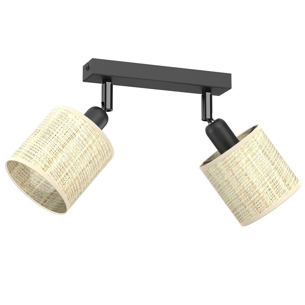 

Лампа LUMINEX RATTAN точечный потолочный светильник освещение черный