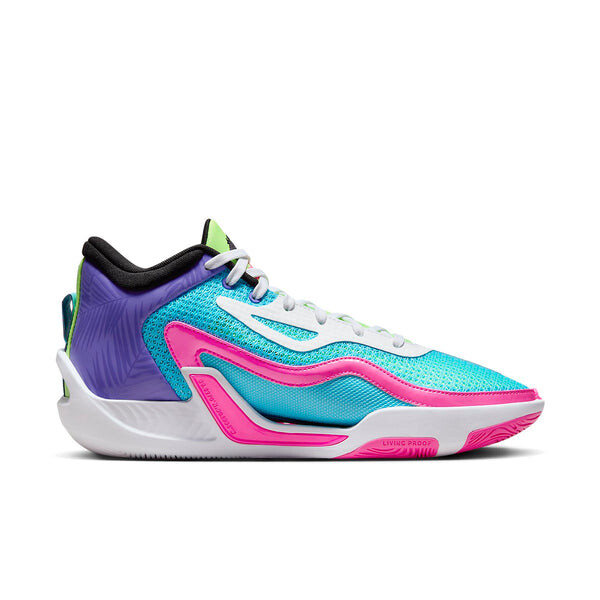 Кроссовки Air Jordan Tatum 1 PF 'Lagoon Pulse', цвет lagoon pulse/pink blast-psychic purple-white-lime glow-black style: fv0171-400 — фото 2