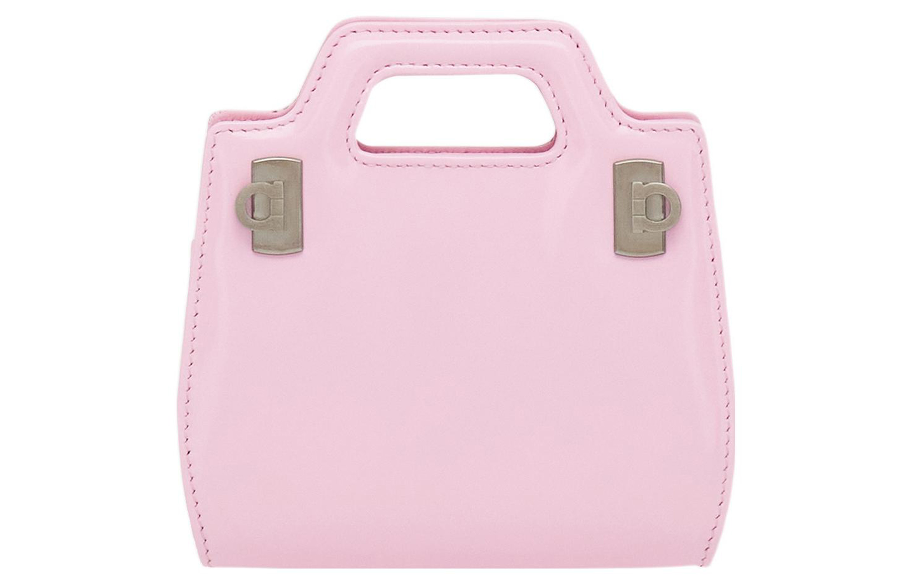 

Ferragamo Женская сумка через плечо, сумка-кроссбоди, очень миниатюрная сумка из коровьей кожи, розовая