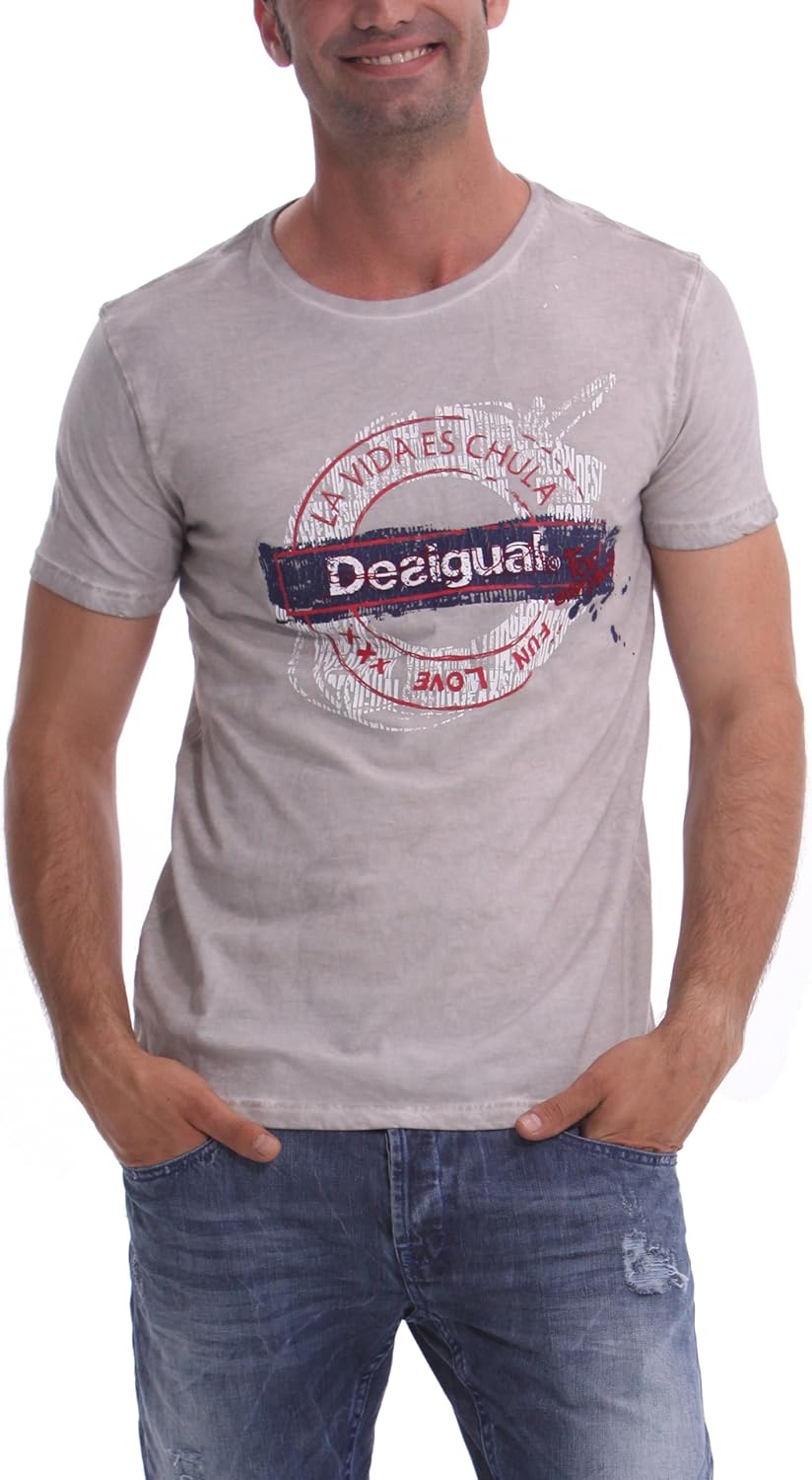 

Мужская футболка Desigual 41T1473, черный