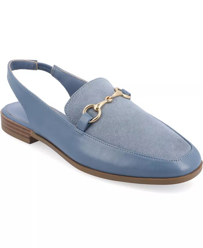 Женские мокасины Lainey Bit Sling Back Journee Collection, синий