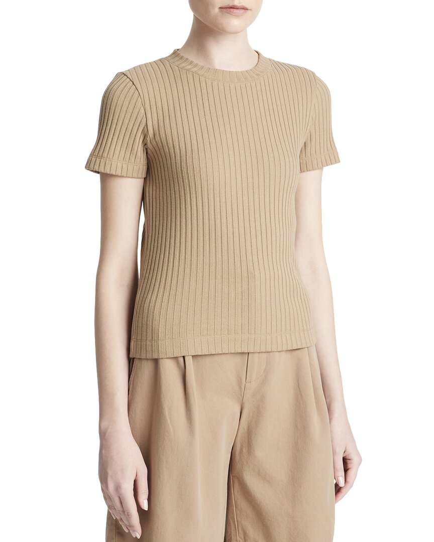 

Топ Vince Rib Crewneck, коричневый