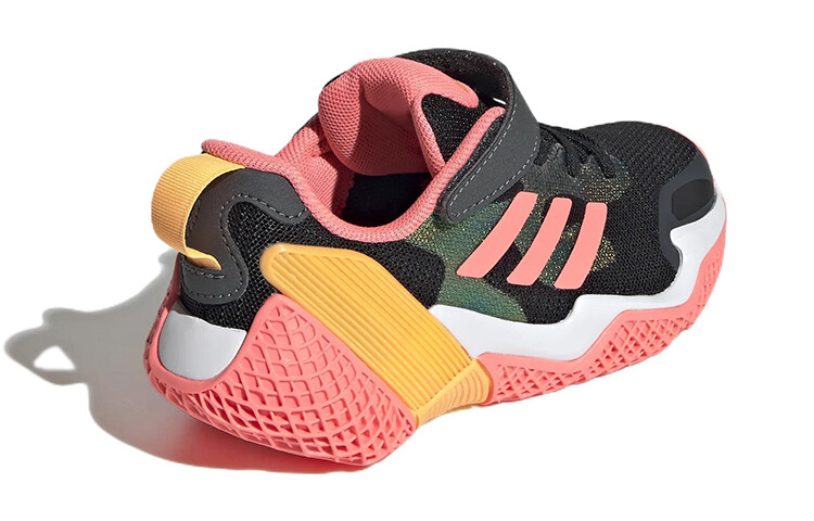 4Uture Kids Кроссовки детские низкие черные/пудровые Adidas — фото 4