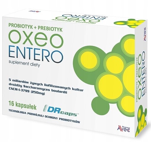 

Биологически активная добавка Пробиотик Oxeo ENTERO AVEC Pharma, 16 капсул