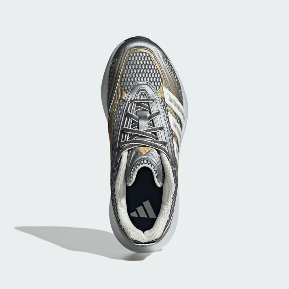 Кроссовки Adidas Lightblaze Glow Shoes, цвет Core White/Silver Metallic/Matte Gold — фото 2