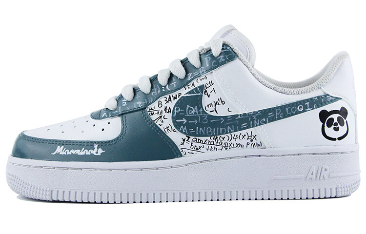 

Кроссовки Nike Air Force 1 Skateboard Shoes Men Low-Top Green, Blue/white