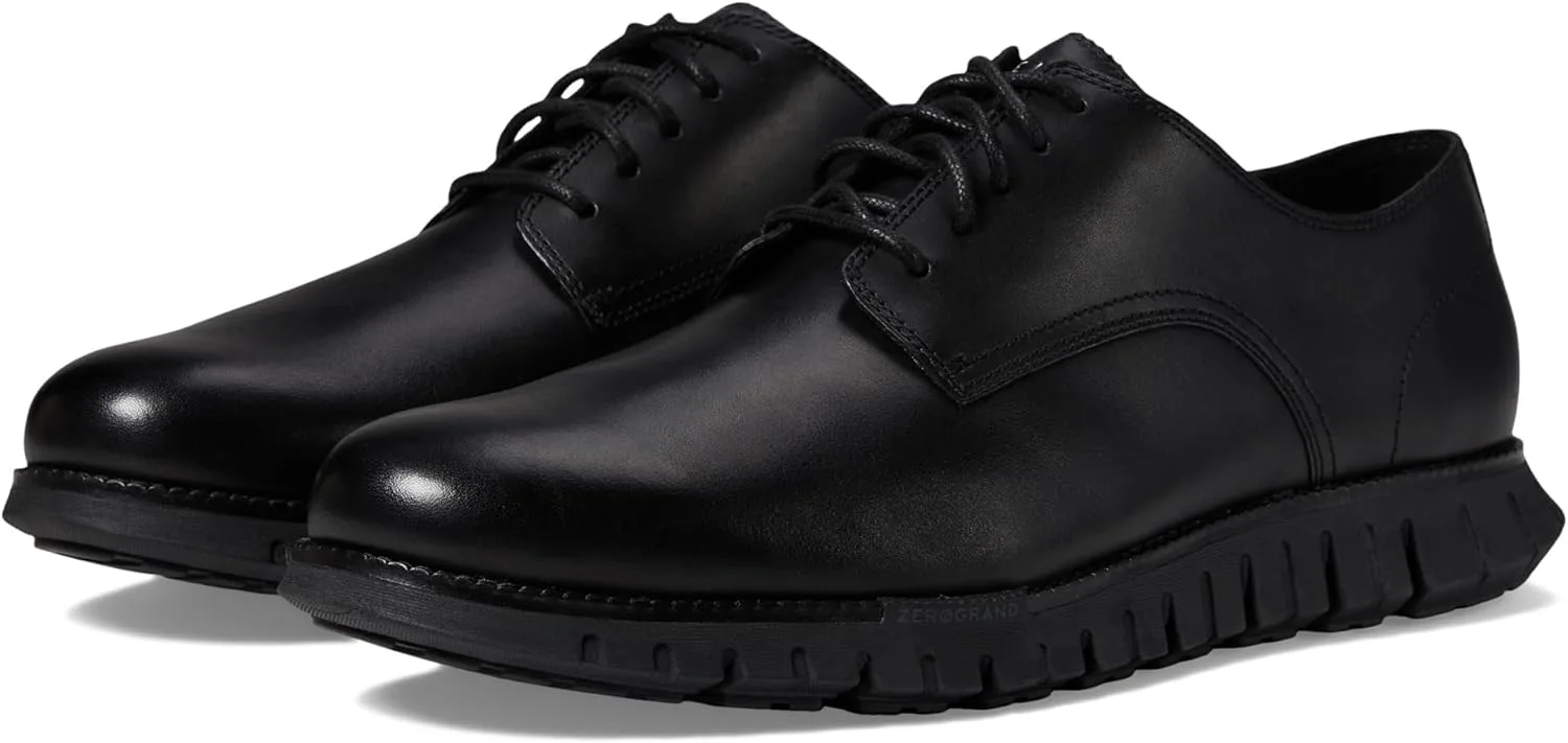 Мужские туфли Cole Haan ZG Remastered с гладким носком, черный — фото 2
