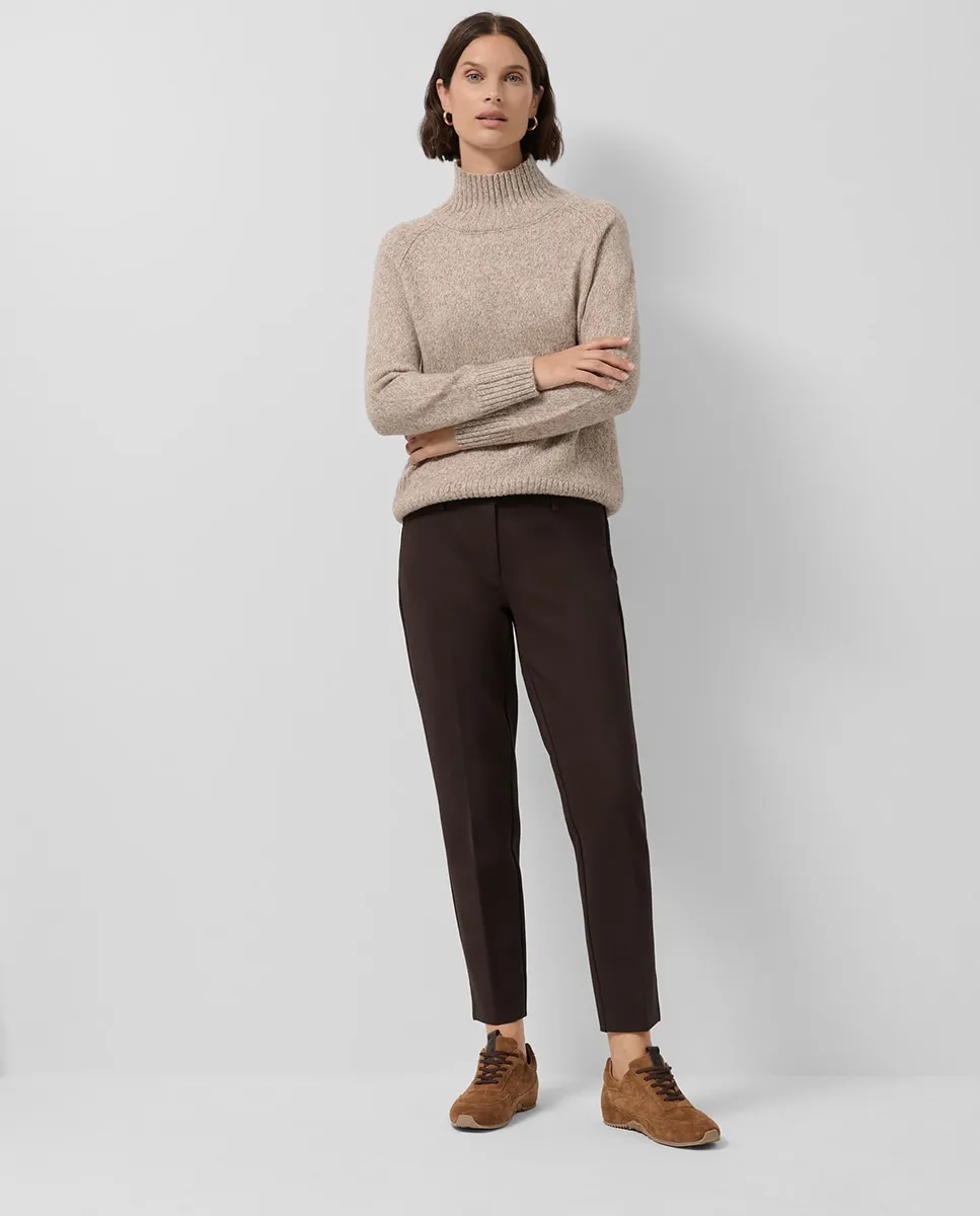 

Женские брюки из эластичного трикотажа Roberto Verino, коричневый