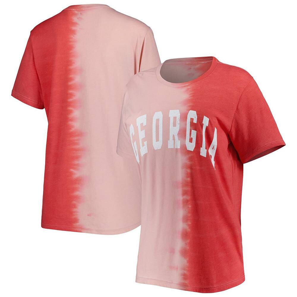 

Женская футболка Gameday Couture Red Georgia Bulldogs Find Your Groove с раздельным краем, цвет Uga Red