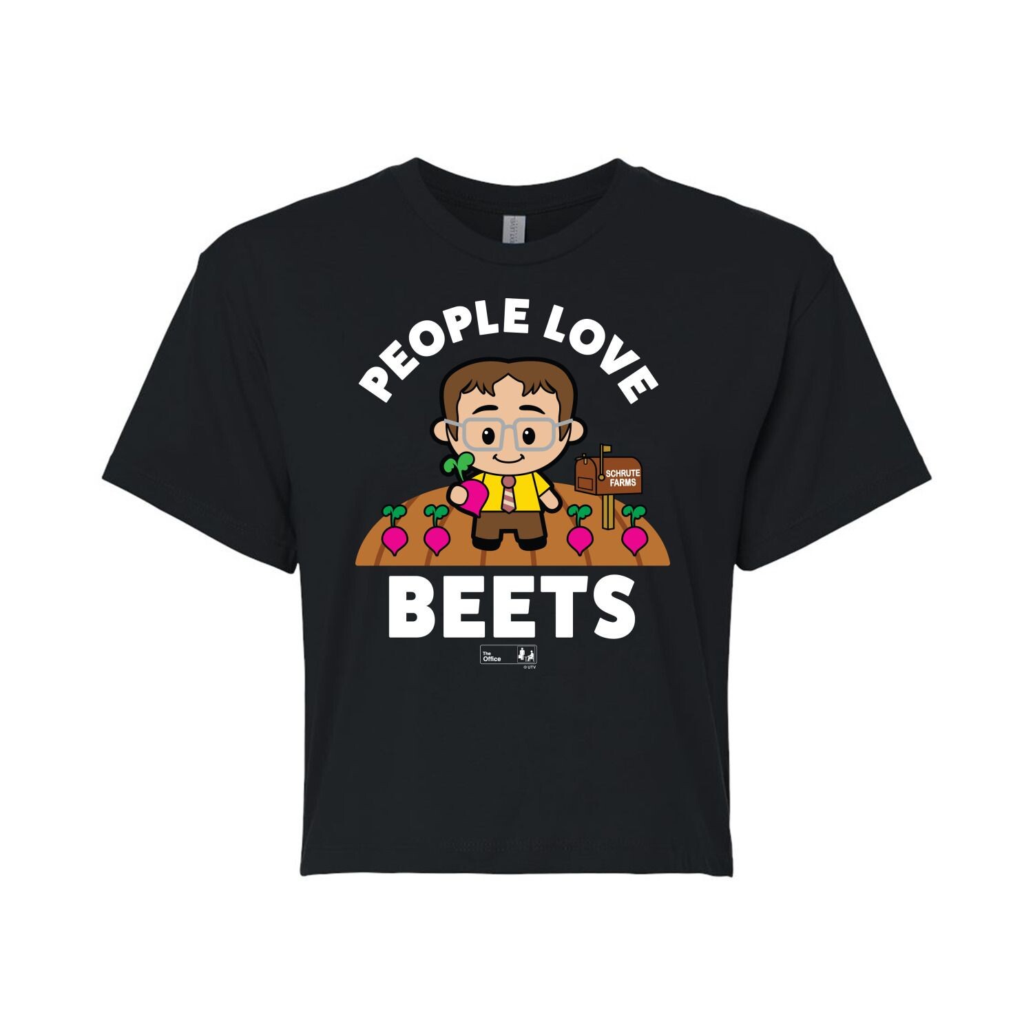 

Укороченная футболка The Office People Love Beets для юниоров Licensed Character