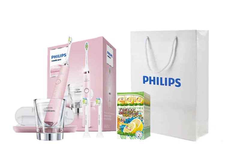Электрическая звуковая зубная щетка Philips HX9362/67 розовая