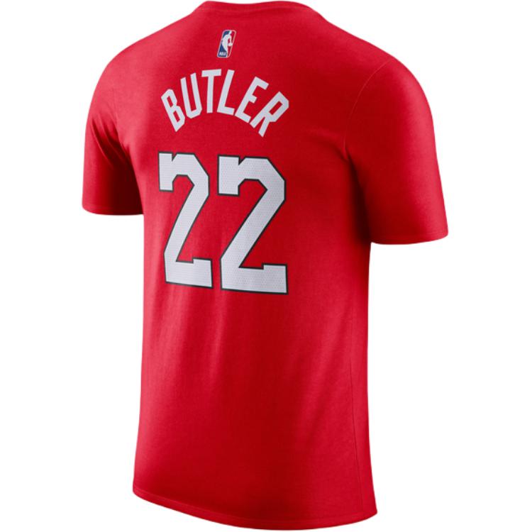 Футболка NBA Jimmy Butler Heat 24/25 City Edition N&N Nike, красный — фото 2