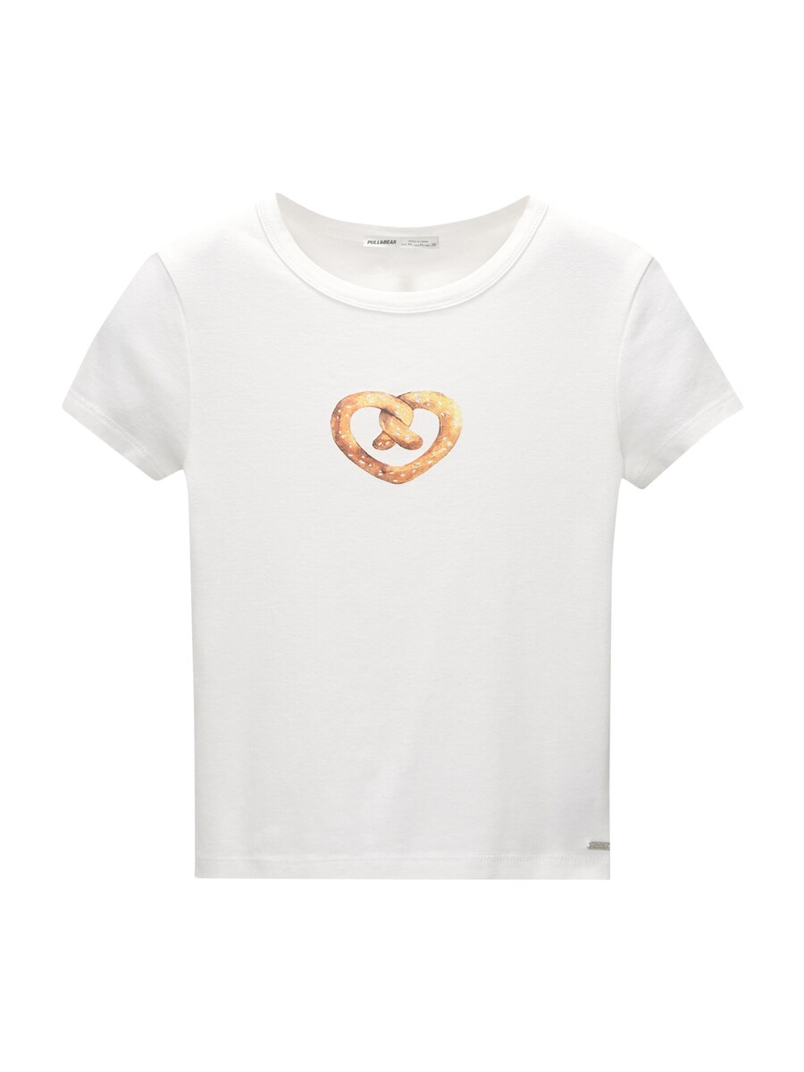 

Футболка Pull&Bear Shirt, белый