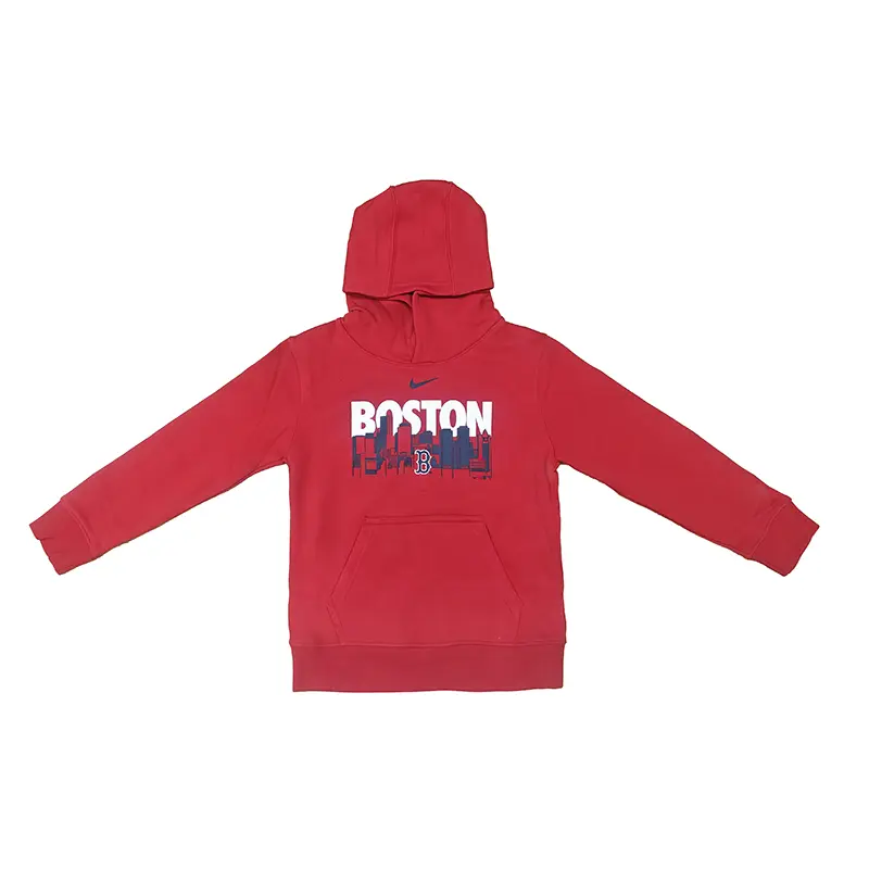 Nike MLB Boston Red Sox, дышащая, удобная, стильная, универсальная красная для детей 3-7 лет — фото 2