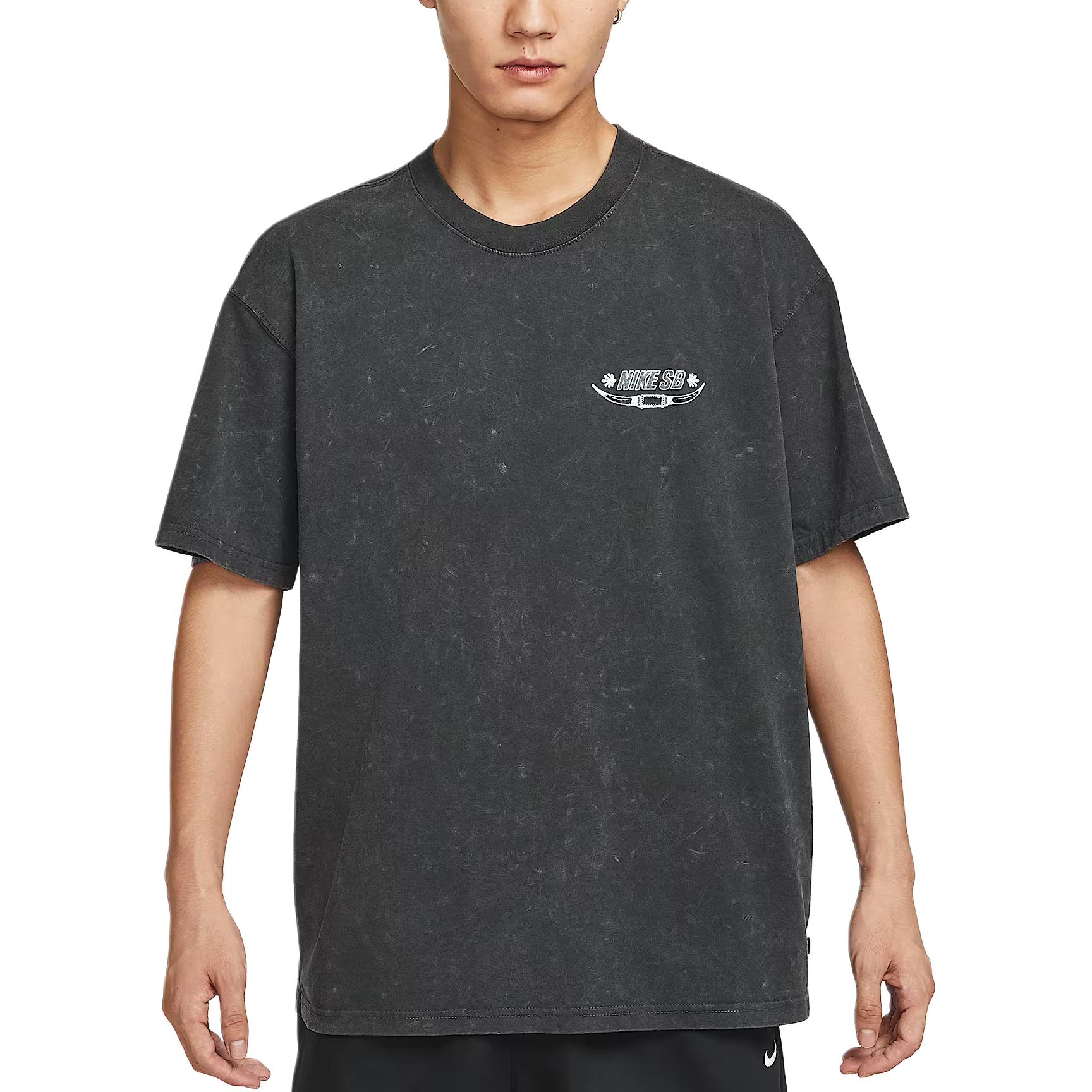 Nike Футболка SB мужская серый black — фото 3