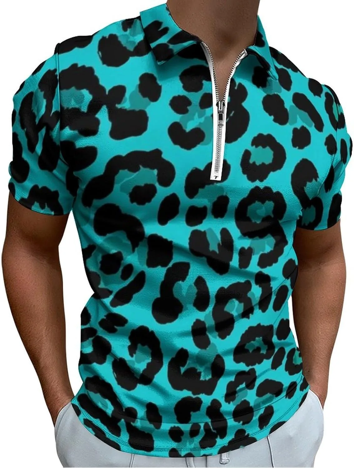 

Мужская поло 2025 с коротким рукавом, цветной блок, slim fit PPIKTC