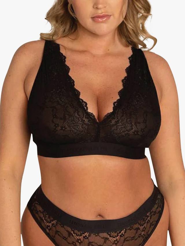 

Picot Lace Full Cup бра Lemonade Dolls, Black