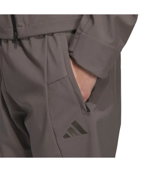 Мужские штаны adidas Premium Sport с резинкой на талии чёрные — фото 4