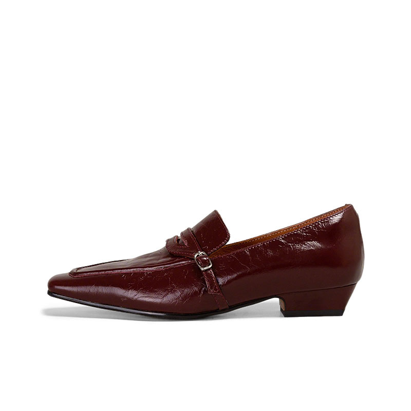 SHOEMAKER QUEEN Женские лоферы красно-коричневые, цвет Red Brown