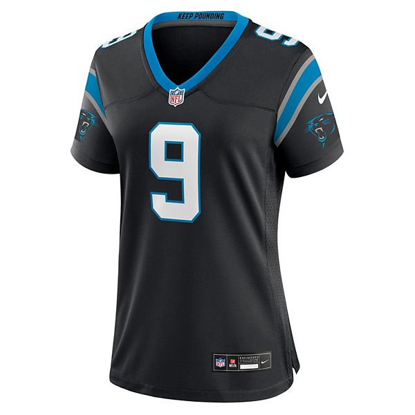 Женская игровая футболка Bryce Young Carolina Panthers черная Nike — фото 3