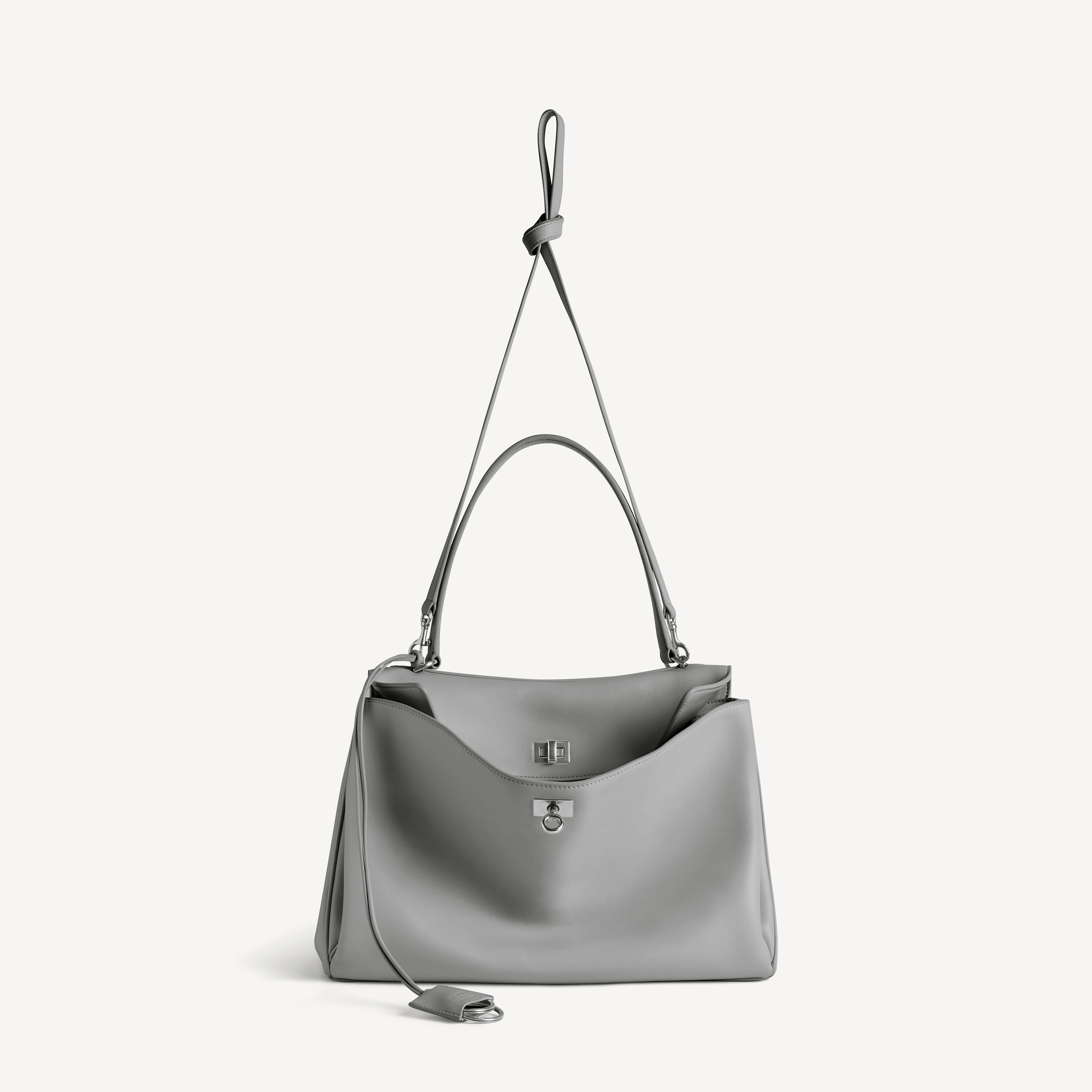 Женская сумка rodeo среднего размера в цвете облачно-серый BALENCIAGA, облачно-серый — фото 4