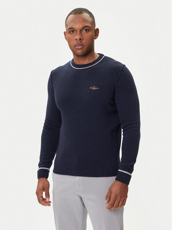 

Свитер regular fit 252MA1608UL00924 Aeronautica Militare, синий