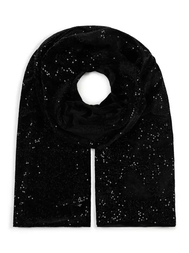 

Шарф HotSquash Sequin, черный