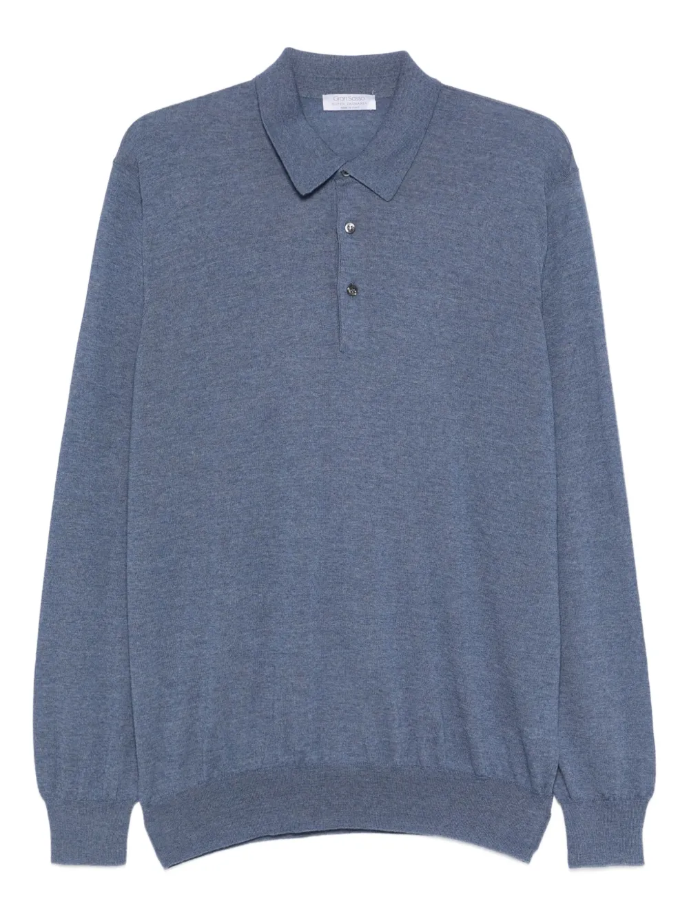 

Рубашка поло из вирджинской шерсти Gran Sasso, синий